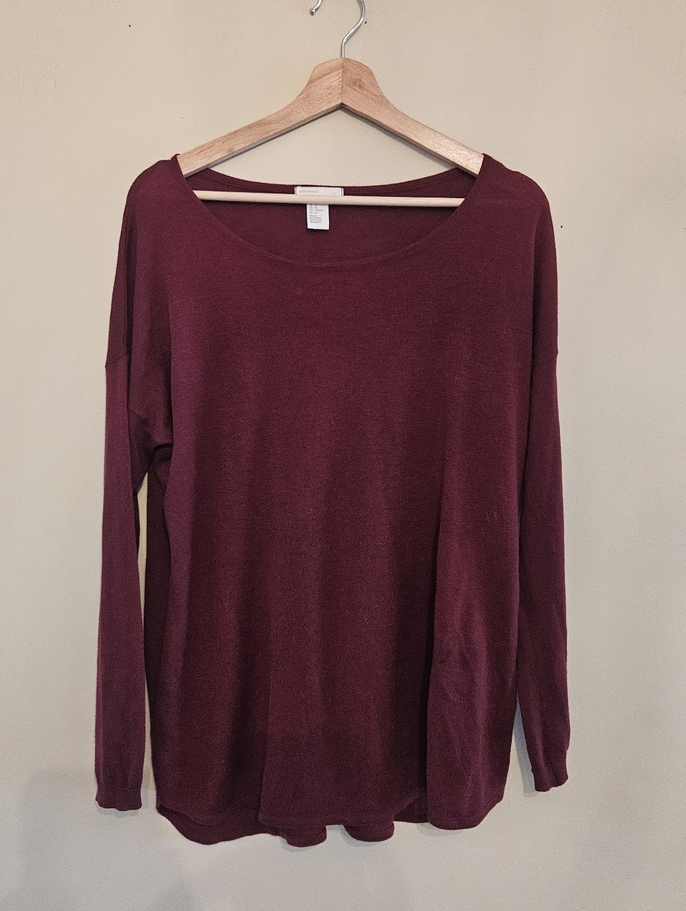 H&M Women's Long Sleeve Knit Top